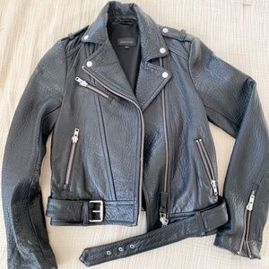 Mackage Aritzia Rumer Leather Moto Jacket